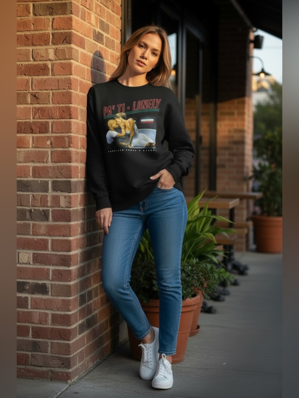 Jennifer Lopez  Pa-To - Lonely Sweatshirt 2X new